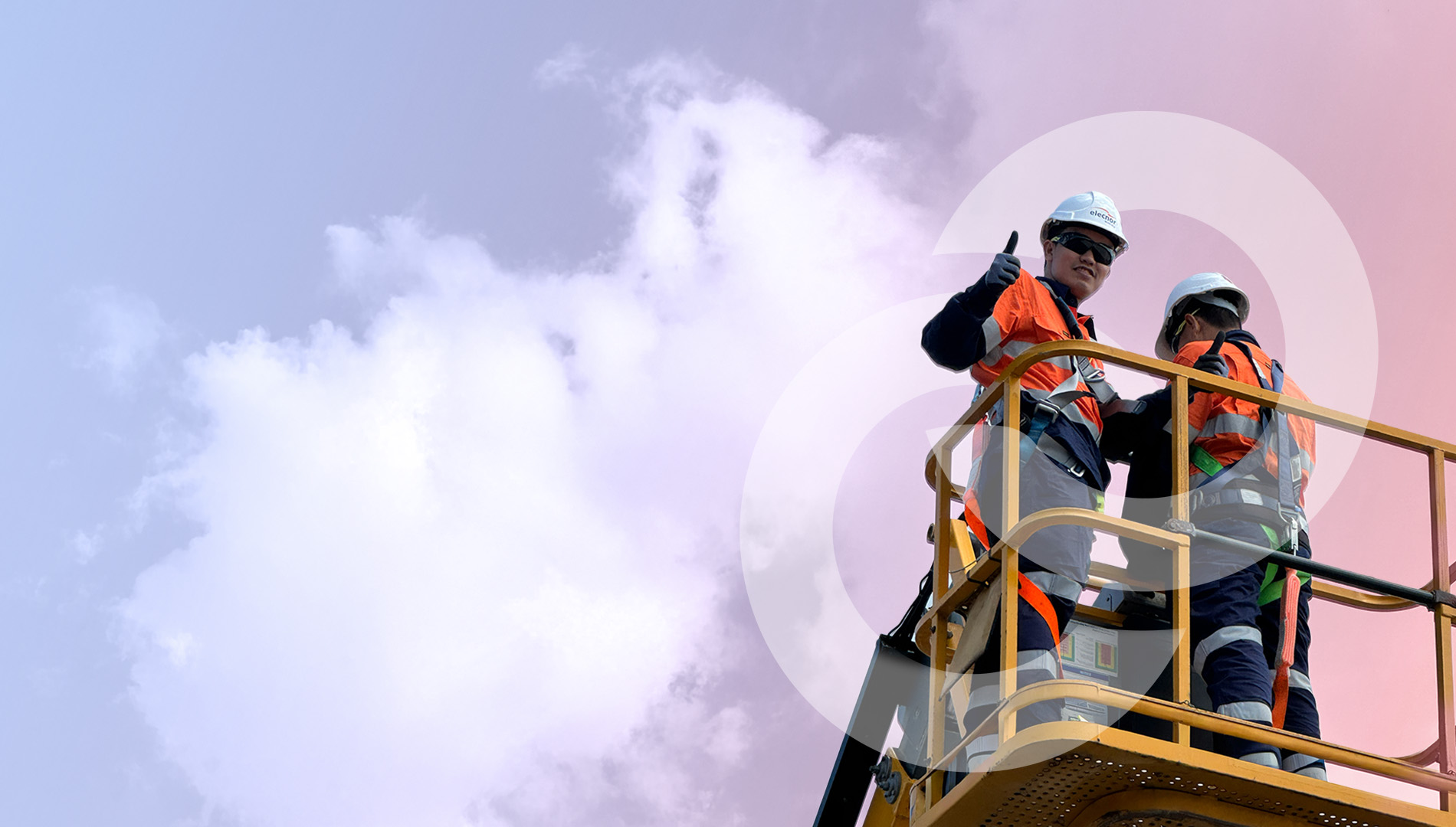 Filipino skilled workers on site